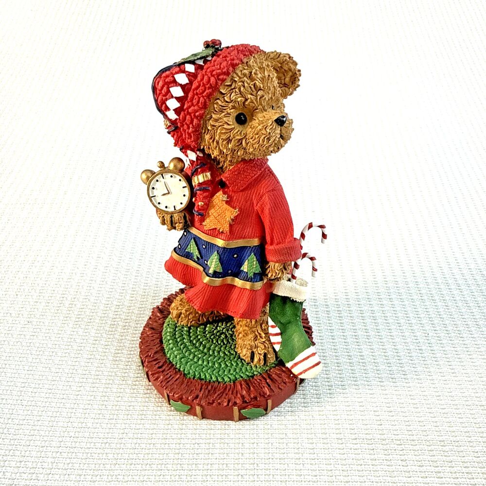 Kuddles Korner - December - Stocking Christmas Bear 2002 - Vintage